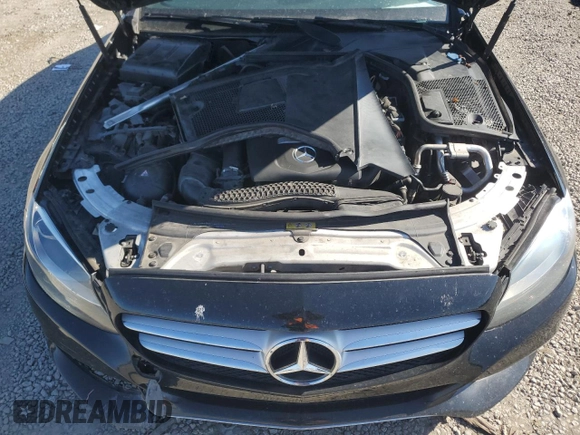 2018 Mercedes-Benz C 300 with VIN 55SWF4JB7JU249204, listed as a Copart auction lot 46853745 with 191,343 mi miles and Salvage title. Bid and sale history available at DreamBid. Image 11.