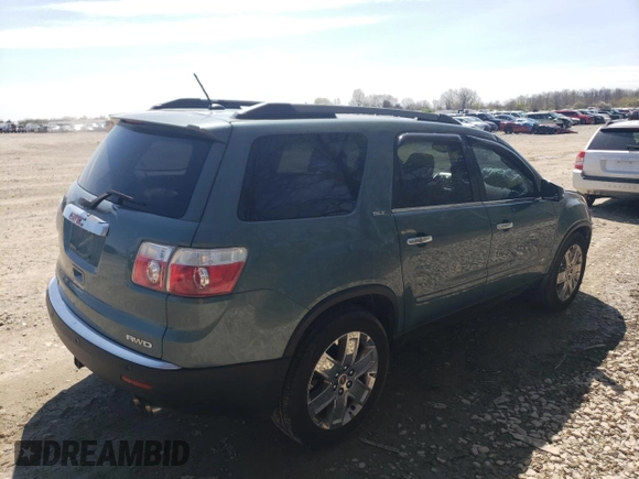 2010 GMC Acadia SLT2 with VIN 1GKLVNED1AJ119781, listed as a Copart auction lot 54142015 with 112,126 mi miles and Salvage title. Bid and sale history available at DreamBid. Image 3.