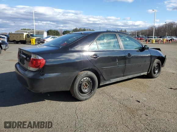2006 Toyota Camry STD with VIN JTDBE32K163053307, listed as a Copart auction lot 52762575 with 197,335 mi miles and Salvage Title. Bid and sale history available at carsss.com. Image 3.
