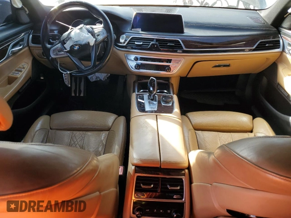 2017 BMW 7 Series 740i with VIN WBA7E2C51HG739462, listed as a Copart auction lot 84157364 with 137,881 mi miles and Salvage Title. Bid and sale history available at carsss.com. Image 8.