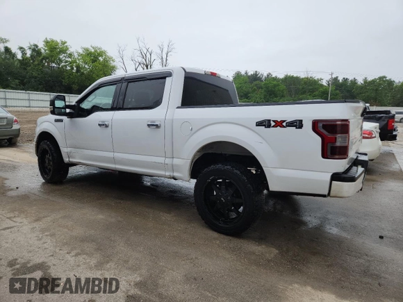 2018 Ford F-150 XL with VIN 1FTEW1E57JFC16425, listed as a Copart auction lot 61947945 with 110,364 mi miles and Salvage title. Bid and sale history available at DreamBid. Image 2.
