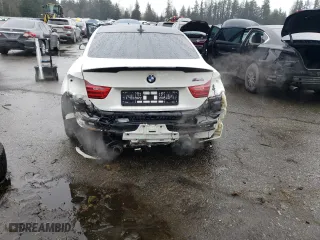2015 BMW M4 with VIN WBS3R9C53FK332387, listed as a Copart auction lot 45564745 with 65,759 mi miles and Salvage Title. Bid and sale history available at carsss.com. Image 6.