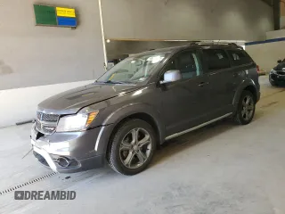 2017 Dodge Journey Crossroad Plus with VIN 3C4PDCGG2HT548104, listed as a Copart auction lot 49640305 with 140,100 mi miles and Salvage Title. Bid and sale history available at carsss.com. Image 1.