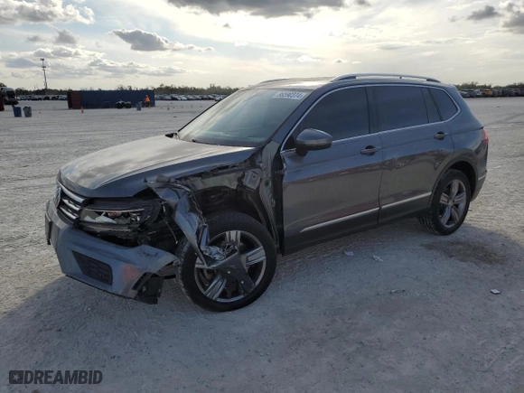 2019 Volkswagen Tiguan SEL Premium with VIN 3VV4B7AXXKM006616, listed as a Copart auction lot 86590374 with 84,173 mi miles and Non Repairable. Bid and sale history available at carsss.com. Image 1.