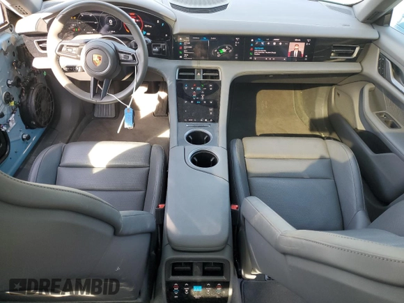 2023 Porsche Taycan with VIN WP0AA2Y11PSA11164, listed as a Copart auction lot 50695385 with 23,833 mi miles and Salvage Title. Bid and sale history available at DreamBid. Image 8.