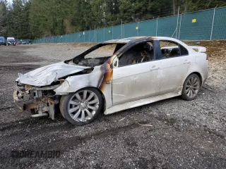 2011 Mitsubishi Lancer GTS with VIN JA32U8FW1BU042436, listed as a Copart auction lot 44769945 with 0 mi miles and Salvage Title. Bid and sale history available at carsss.com. Image 1.