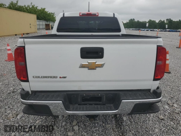 2020 Chevrolet Colorado 4WD Work Truck with VIN 1GCGTBEN4L1242360, listed as a Copart auction lot 58820455 with 29,208 mi miles and Salvage title. Bid and sale history available at DreamBid. Image 6.