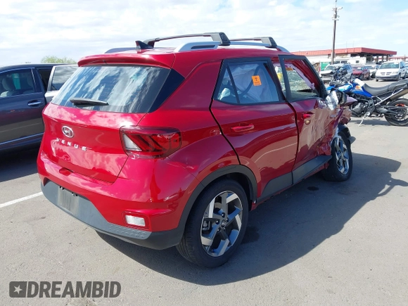 2022 Hyundai Venue Limited with VIN KMHRC8A37NU177565, listed as a IAAI auction lot 41735253 with Not Provided miles and . Bid and sale history available at DreamBid. Image 4.
