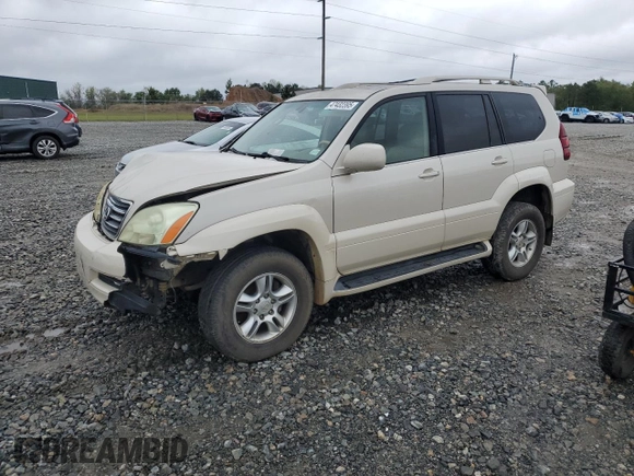 2003 Lexus GX 470 with VIN JTJBT20X830017610, listed as a Copart auction lot 47432395 with 330,087 mi miles and Salvage Title. Bid and sale history available at DreamBid. Image 1.