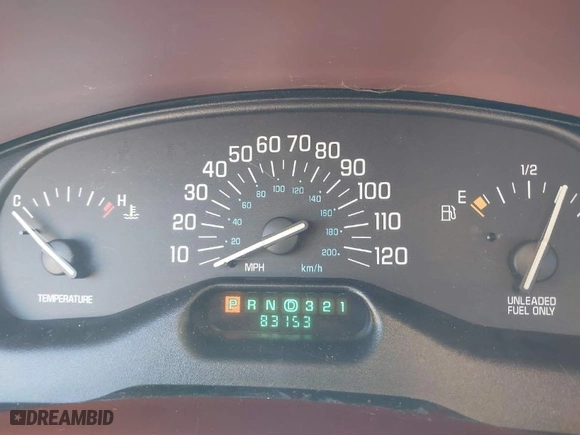1997 Buick Century Limited with VIN 2G4WY52M2V1472840, listed as a IAAI auction lot 41773726 with 83,153 mi miles. Bid and sale history available at carsss.com. Image 7.
