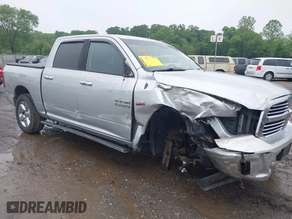 2015 Ram 1500 Big Horn with VIN 3C6RR7LTXFG629627, listed as a IAAI auction lot 42266612 with 243,039 mi miles and . Bid and sale history available at DreamBid. Image 1.