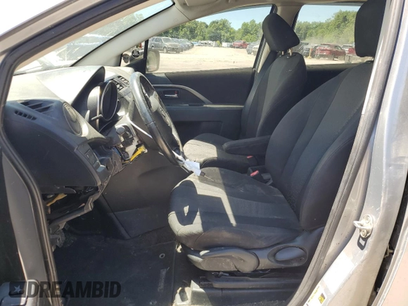 2012 Mazda 5 Touring with VIN JM1CW2CL2C0141959, listed as a Copart auction lot 61286614 with 171,189 mi miles and Salvage Title. Bid and sale history available at DreamBid. Image 7.