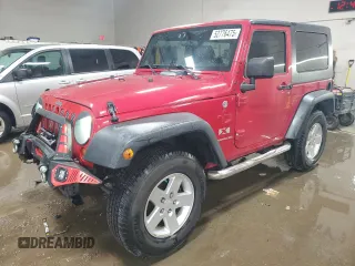 2008 Jeep Wrangler X with VIN 1J4FA24118L501599, listed as a Copart auction lot 52776475 with 74,186 mi miles and Salvage Title. Bid and sale history available at carsss.com. Image 1.