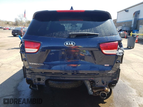2016 Kia Sorento LX with VIN 5XYPG4A38GG161131, listed as a Copart auction lot 53537475 with 104,839 mi miles and Salvage Title. Bid and sale history available at carsss.com. Image 6.