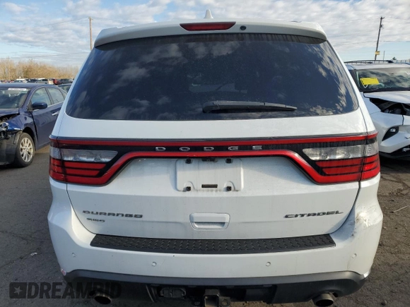 2014 Dodge Durango Citadel with VIN 1C4SDJET9EC303953, listed as a Copart auction lot 42449905 with 149,089 mi miles and Salvage Title. Bid and sale history available at DreamBid. Image 6.