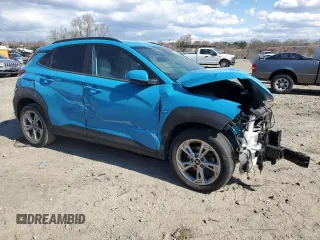 2022 Hyundai Kona SEL with VIN KM8K62AB0NU796196, listed as a Copart auction lot 50367305 with 63,398 mi miles and Salvage Title. Bid and sale history available at DreamBid. Image 4.