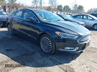 2017 Ford Fusion Titanium with VIN 3FA6P0K91HR124636, listed as a IAAI auction lot 41825469 with 47,889 mi miles. Bid and sale history available at carsss.com. Image 1.