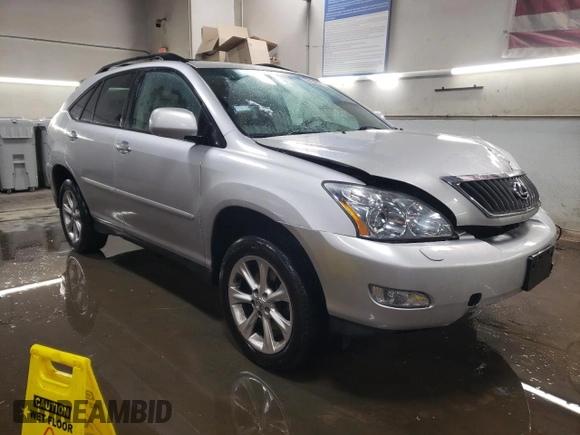 2009 Lexus RX 350 with VIN 2T2HK31U09C126826, listed as a Copart auction lot 52184505 with 114,613 mi miles and Salvage Title. Bid and sale history available at DreamBid. Image 4.