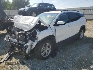 2023 GMC Terrain SLE z VIN 3GKALTEG1PL190105, wystawiony jako Copart lot #58000915 z przebiegiem 34 489 mil mil oraz Szkoda całkowita • Salvage title. Historia ofert i sprzedaży dostępna na DreamBid. Obrazek 1.