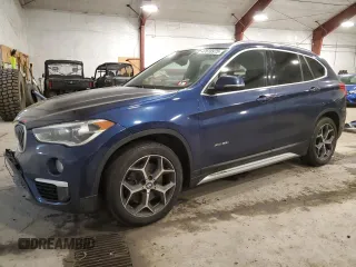 2016 BMW X1 xDrive28i with VIN WBXHT3C39G5E48628, listed as a Copart auction lot 47618975 with 52,953 mi miles and Salvage Title. Bid and sale history available at carsss.com. Image 1.