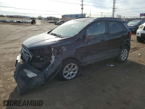 2019 Ford EcoSport SE with VIN MAJ6S3GL8KC290811, listed as a Copart auction lot 50041145 with 54,667 mi miles and Salvage Title. Bid and sale history available at carsss.com. Image 1.