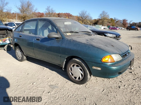 1996 Ford Aspire z VIN KNJLT06H0T6195551, wystawiony jako Copart lot #79450694 z przebiegiem 887 992 mil mil oraz Czysty tytuł • Clean title. Historia ofert i sprzedaży dostępna na DreamBid. Obrazek 4.