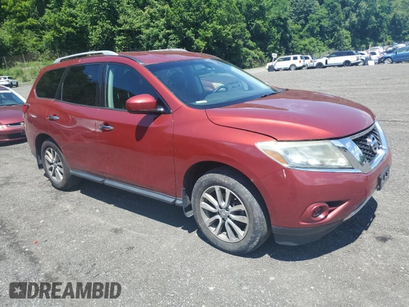 2014 Nissan Pathfinder S with VIN 5N1AR2MM2EC636293, listed as a Copart auction lot 64371175 with 109,857 mi miles and Clean title. Bid and sale history available at DreamBid. Image 4.