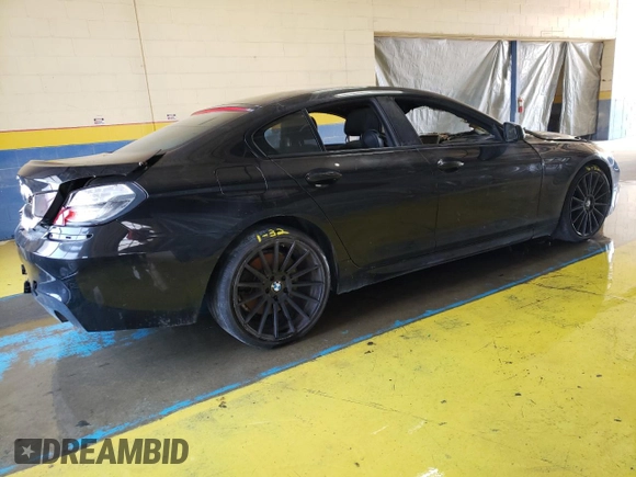 2015 BMW 6 Series 640i z VIN WBA6A0C53FGB53650, wystawiony jako Copart lot #68653574 z przebiegiem Nie podano mil oraz Czysty tytuł • Clean title. Historia ofert i sprzedaży dostępna na DreamBid. Obrazek 3.