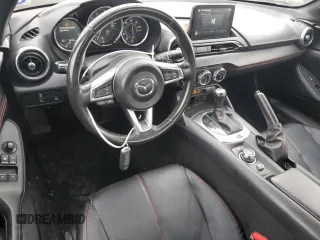 2018 Mazda MX-5 Miata Grand Touring with VIN JM1NDAM70J0200871, listed as a Copart auction lot 51517585 with 80,295 mi miles and Salvage title. Bid and sale history available at DreamBid. Image 8.