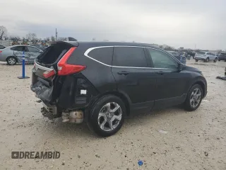 2017 Honda CR-V EX-L with VIN 7FARW1H87HE017174, listed as a Copart auction lot 42446025 with 104,412 mi miles and Salvage Title. Bid and sale history available at carsss.com. Image 3.