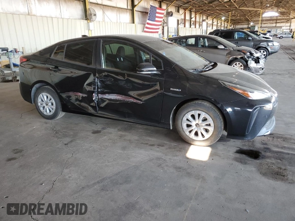 2020 Toyota Prius L Eco with VIN JTDKARFUXL3118256, listed as a Copart auction lot 50433035 with 69,431 mi miles and Salvage Title. Bid and sale history available at DreamBid. Image 4.