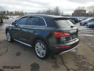 2018 Audi Q5 Premium Plus with VIN WA1BNAFY6J2192957, listed as a Copart auction lot 45872985 with 127,783 mi miles and Salvage Title. Bid and sale history available at carsss.com. Image 2.