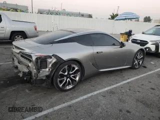 2019 Lexus LC 500h z VIN JTHHP5AY7KA006440, wystawiony jako Copart lot #83810454 z przebiegiem 45 717 mil mil oraz Szkody całkowita. Historia ofert i sprzedaży dostępna na DreamBid. Obrazek 3.