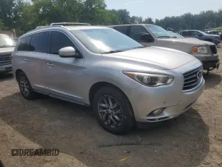 2014 Infiniti QX60 z VIN 5N1AL0MM2EC535793, wystawiony jako Copart lot #66275245 z przebiegiem 141 225 mil mil oraz Szkoda całkowita • Salvage title. Historia ofert i sprzedaży dostępna na DreamBid. Obrazek 4.