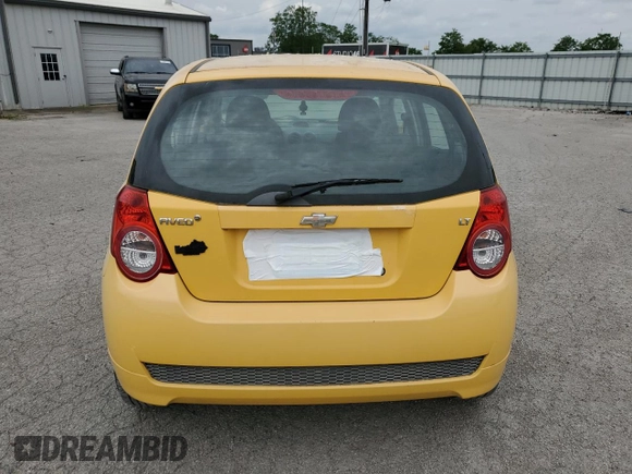 2011 Chevrolet Aveo 1LT with VIN KL1TD6DE0BB150506, listed as a Copart auction lot 59752845 with 114,991 mi miles and Clean title. Bid and sale history available at DreamBid. Image 6.