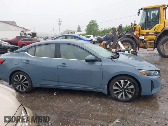 2024 Nissan Sentra SV with VIN 3N1AB8CVXRY202516, listed as a IAAI auction lot 42323940 with 13,436 mi miles and . Bid and sale history available at DreamBid. Image 13.