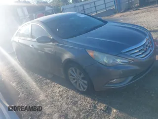 2012 Hyundai Sonata 2.4L Limited PZEV with VIN 5NPEC4AC3CH346998, listed as a IAAI auction lot 42043048 with 198,027 mi miles. Bid and sale history available at carsss.com. Image 1.