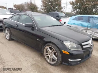 2012 Mercedes-Benz C-Class C 250 with VIN WDDGJ4HB6CF748008, listed as a IAAI auction lot 41496391 with 119,649 mi miles. Bid and sale history available at carsss.com. Image 1.