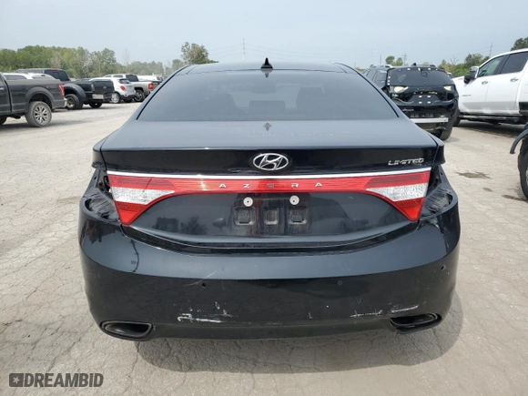 2014 Hyundai Azera Limited with VIN KMHFH4JGXEA424725, listed as a Copart auction lot 71467274 with 39,689 mi miles and Salvage Title. Bid and sale history available at carsss.com. Image 6.