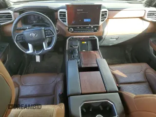 2024 Toyota Tundra 1794 Edition with VIN 5TFMA5DBXRX188084, listed as a Copart auction lot 49468325 with 34,373 mi miles and Salvage title. Bid and sale history available at DreamBid. Image 8.