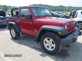 2013 Jeep Wrangler Sport with VIN 1C4GJWAG0DL543850, listed as a IAAI auction lot 42374916 with 163,977 mi miles and . Bid and sale history available at DreamBid. Image 1.