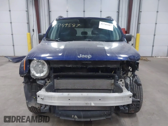 2018 Jeep Renegade Sport with VIN ZACCJBAB8JPG63818, listed as a IAAI auction lot 41749587 with 103,448 mi miles and . Bid and sale history available at DreamBid. Image 6.