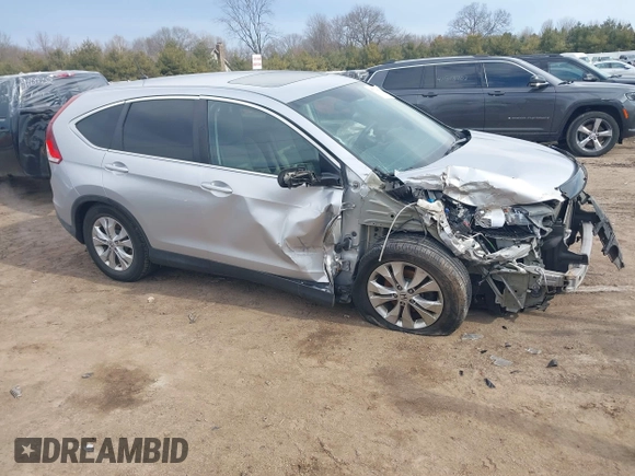 2014 Honda CR-V EX with VIN 5J6RM4H54EL097108, listed as a IAAI auction lot 41512635 with 165,432 mi miles. Bid and sale history available at carsss.com. Image 13.