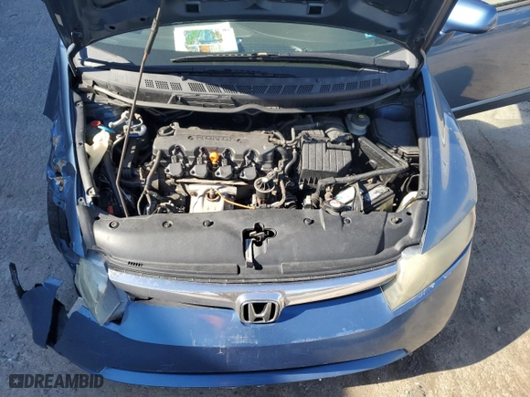 2006 Honda Civic Sdn LX with VIN 1HGFA16536L153514, listed as a Copart auction lot 48292765 with 201,246 mi miles and Salvage Title. Bid and sale history available at carsss.com. Image 12.