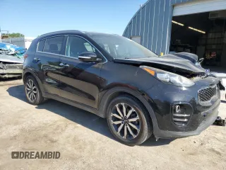 2018 Kia Sportage EX with VIN KNDPN3AC1J7384535, listed as a Copart auction lot 56664255 with 109,560 mi miles and Salvage title. Bid and sale history available at DreamBid. Image 4.