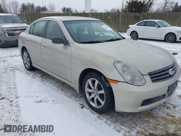 2005 Infiniti G35 with VIN JNKCV51F75M310689, listed as a IAAI auction lot 42101873 with 284,056 mi miles and . Bid and sale history available at carsss.com. Image 1.