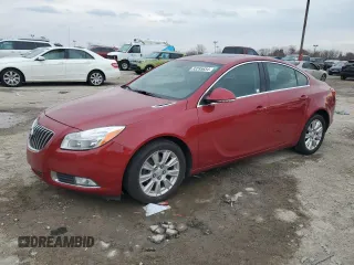2012 Buick Regal with VIN 2G4GR5ERXC9207705, listed as a Copart auction lot 83295654 with 122,289 mi miles and Salvage Title. Bid and sale history available at carsss.com. Image 1.