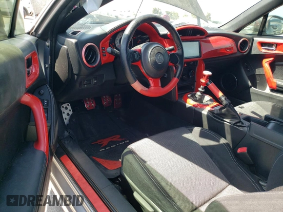2017 Toyota 86 with VIN JF1ZNAA11H9710365, listed as a Copart auction lot 60167844 with 35,795 mi miles and Salvage Title. Bid and sale history available at carsss.com. Image 8.