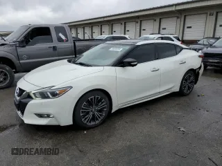 2016 Nissan Maxima Platinum with VIN 1N4AA6AP2GC428800, listed as a Copart auction lot 79526334 with 102,974 mi miles and Salvage title. Bid and sale history available at DreamBid. Image 1.