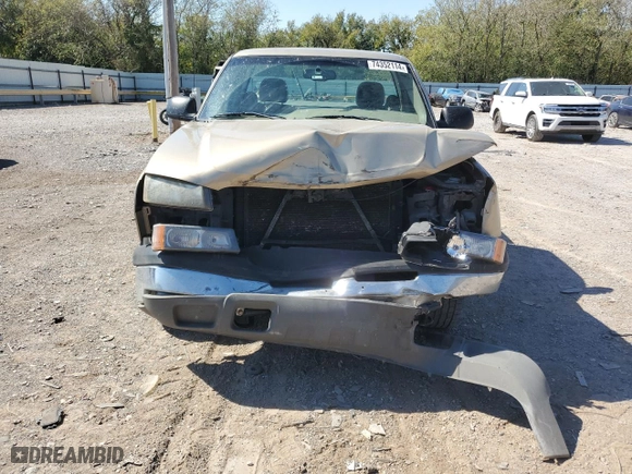 2004 Chevrolet Silverado 1500 LS with VIN 1GCEC14V54Z118877, listed as a Copart auction lot 74352114 with 103,253 mi miles and Salvage Title. Bid and sale history available at carsss.com. Image 5.